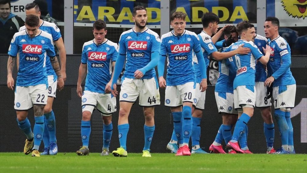Il Napoli supera l'Inter a San Siro. Goal