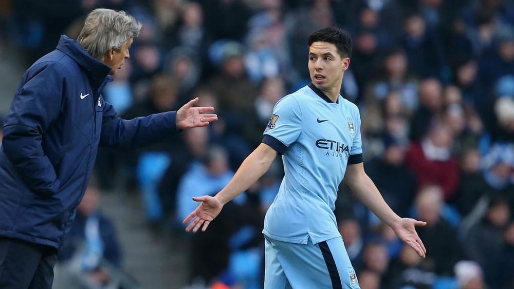Nasri has teamed up with Manuel Pellegrini once again at West Ham. GOAL