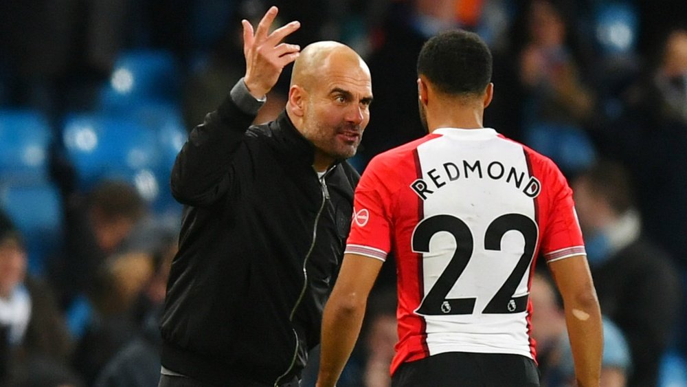 Guardiola: I was praising Redmond. GOAL