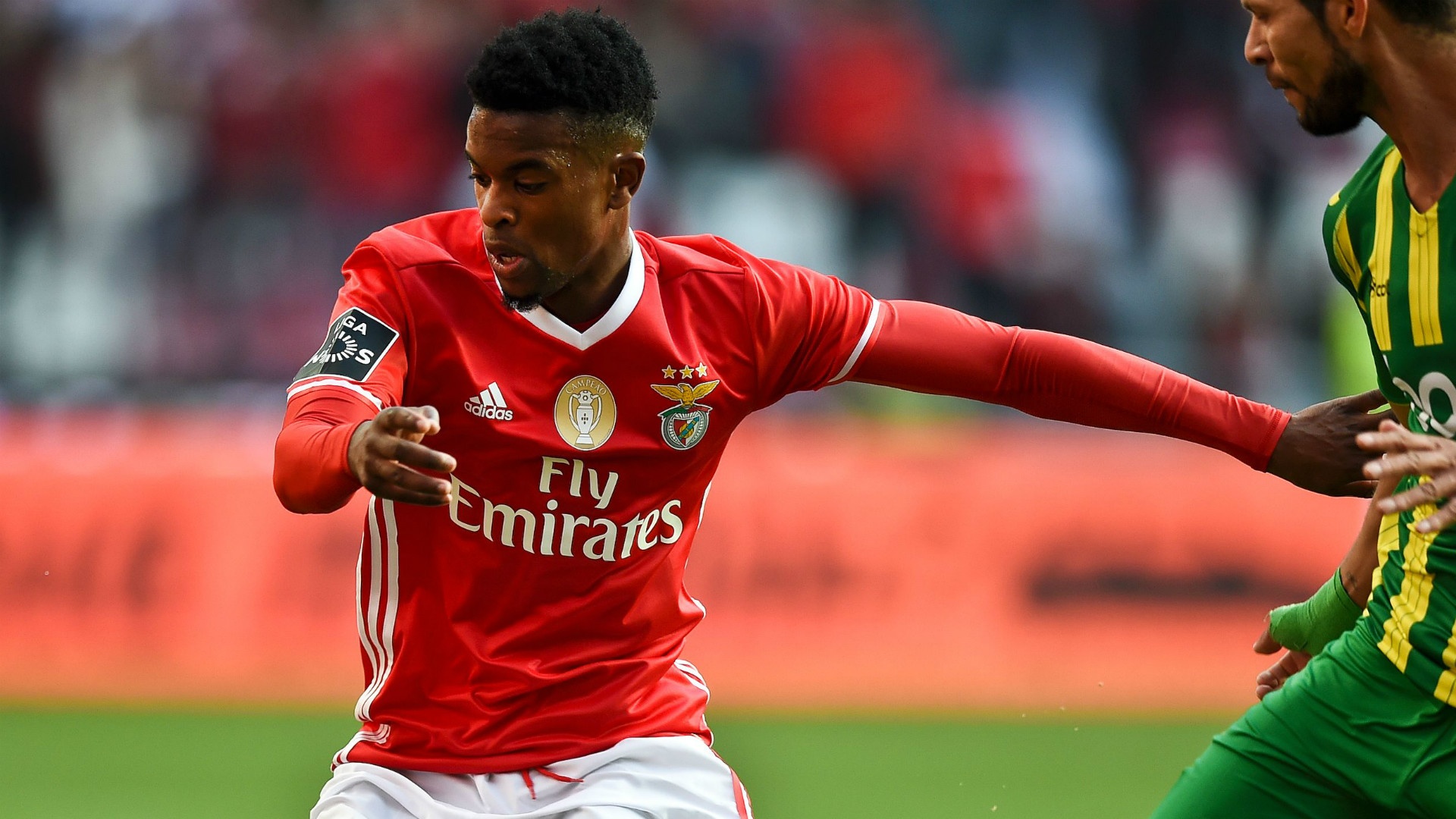 Nelson Smedo lors d'un match de ligue portugaise avec Benfica. AFP