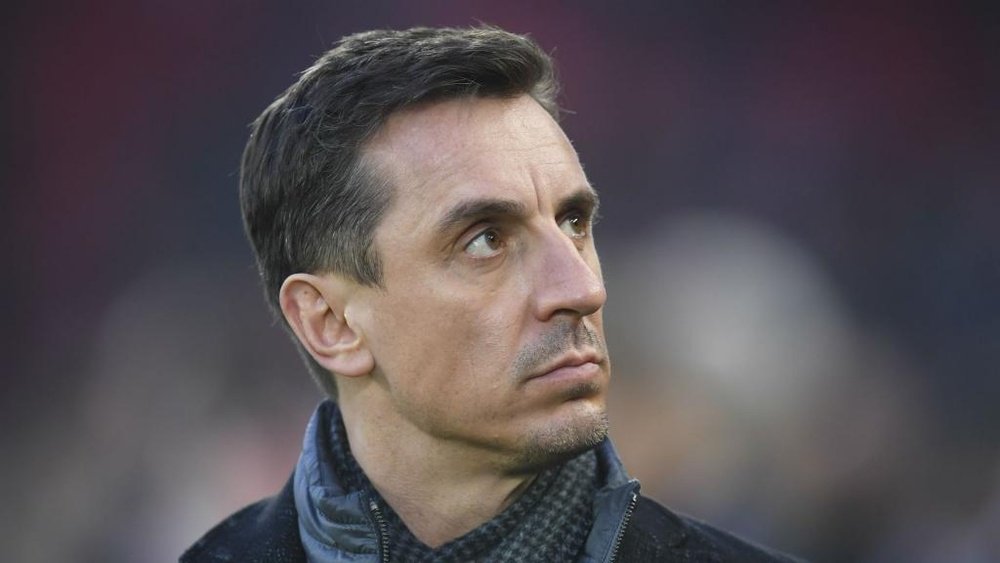 Gary Neville is not in favour of playing matches without fans for now. GOAL