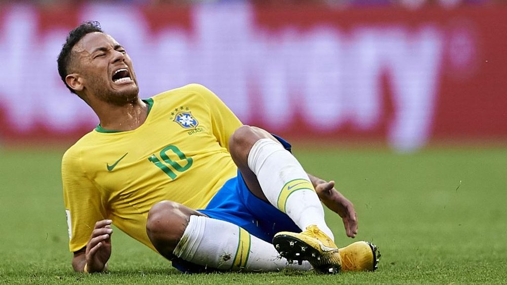 Neymar has been a curious figure at the World Cup. GOAL