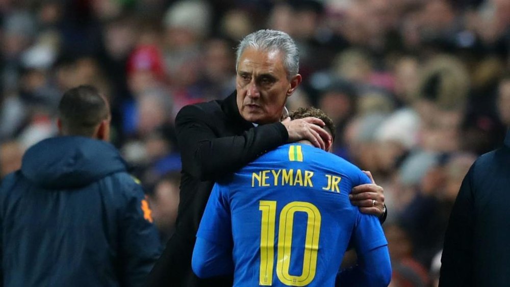 Tite says he will always pick Neymar if he is available. GOAL