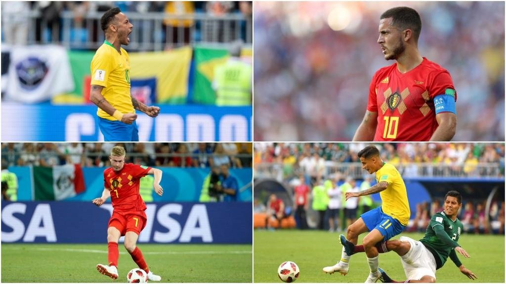 Brazil v Belgium: The clash of the stars