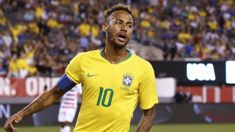 Neymar's Brazil face Argentina in a friendly on Tuesday. GOAL