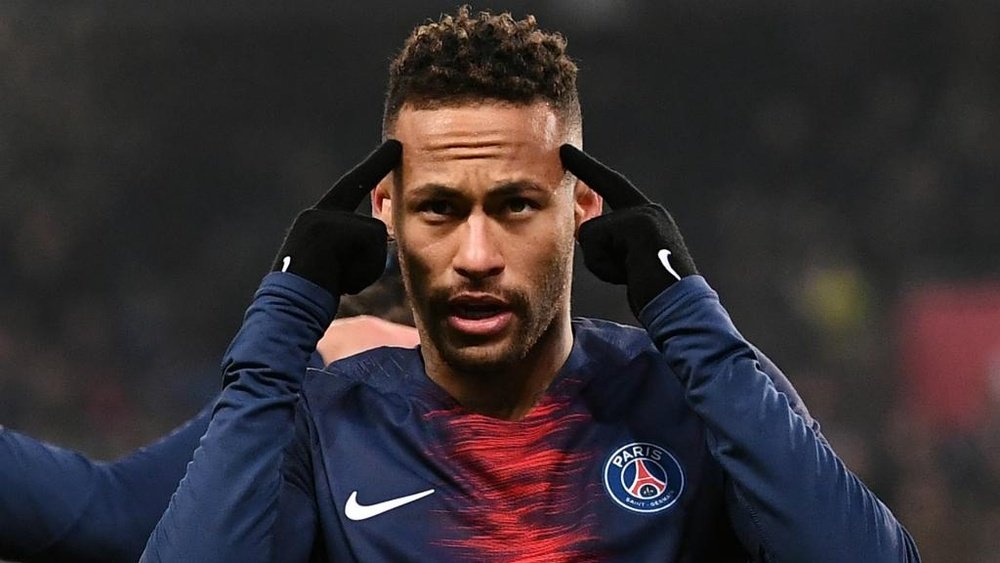 Neymar is on the bench for the first time in three months. GOAL