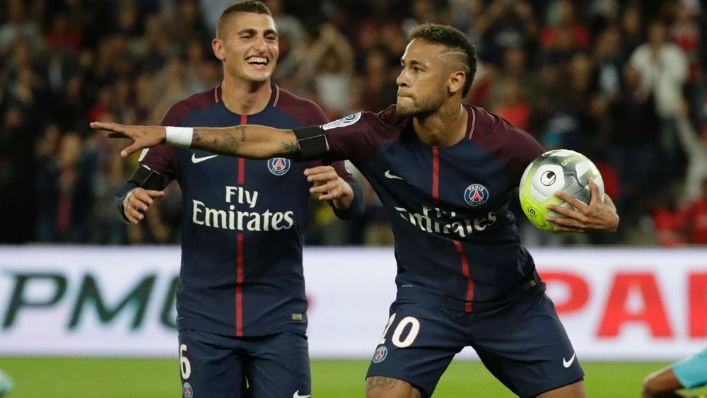 Neymar s'est particulièrement illustré ce soir. Goal