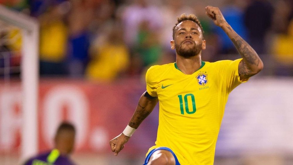 Neymar USA Brazil. Goal