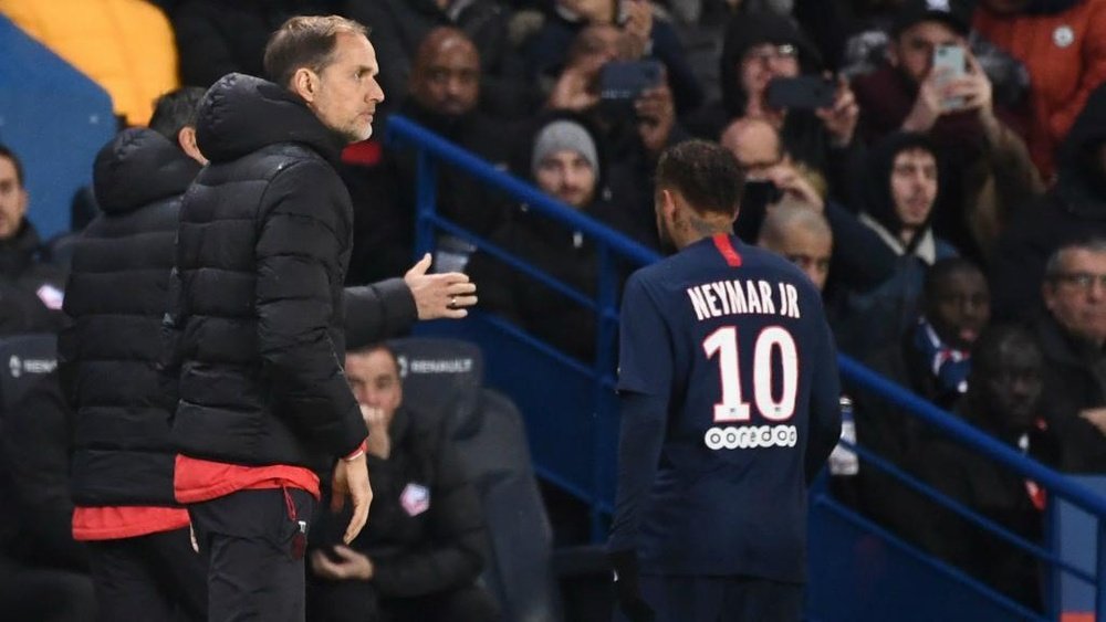 Tuchel not worried about Neymar after 'bad performance' against Lille