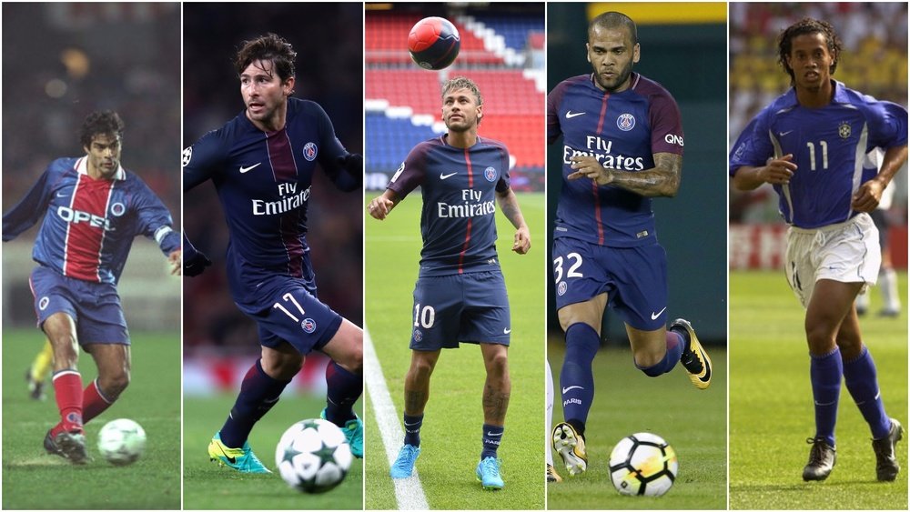 The boys from Brazil: Neymar joins PSG's roll call of samba stars