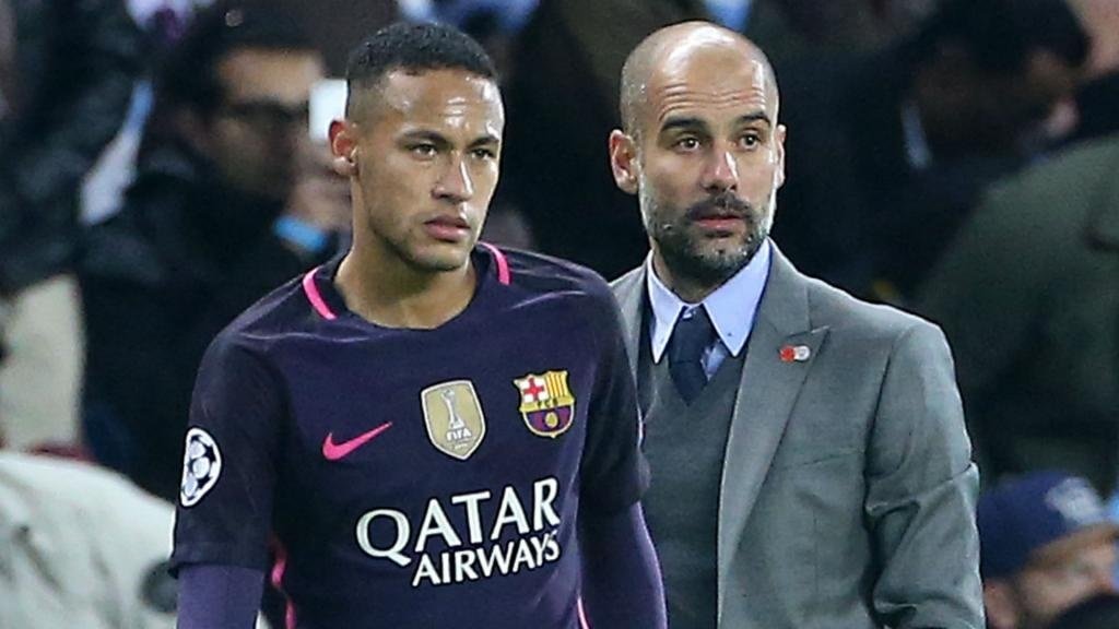 Guardiola left Barcelona before Neymar arrived. GOAL