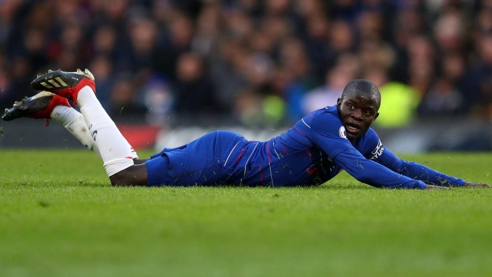 N'Golo Kanté may miss the Manchester United tie. GOAL