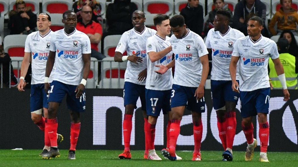 Bonne réaction de Caen. Goal