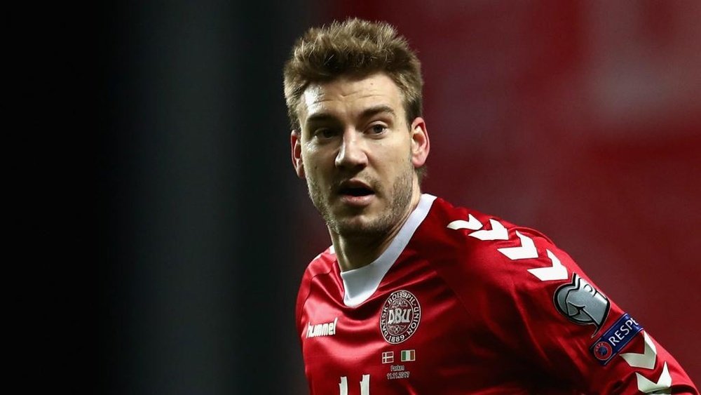 An injury has put paid to Bendtner's World Cup hopes. GOAL