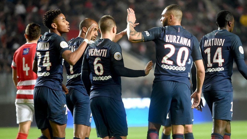 PSG won the game 3-0. Goal