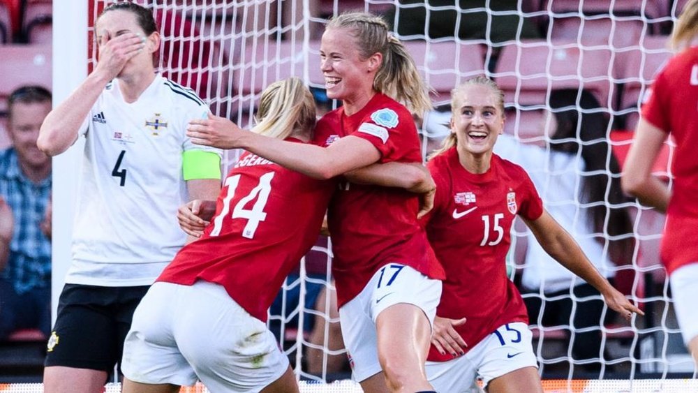 Norway in strong start to Euros. GOAL