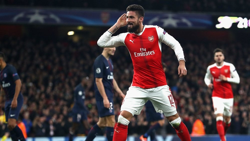 Giroud has a better goals per minute ratio than Alexis Sanchez. Goal