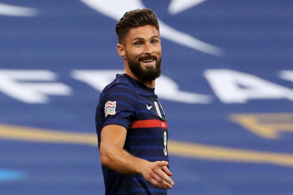 Giroud évoque ses 100 sélections. goal