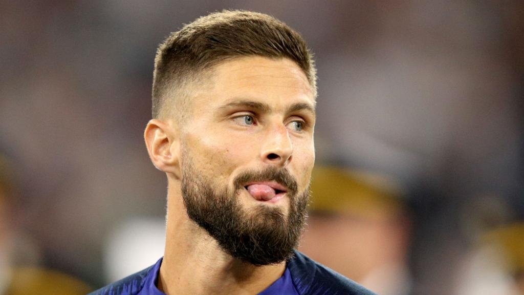 Giroud was delighted to break his drought. GOAL