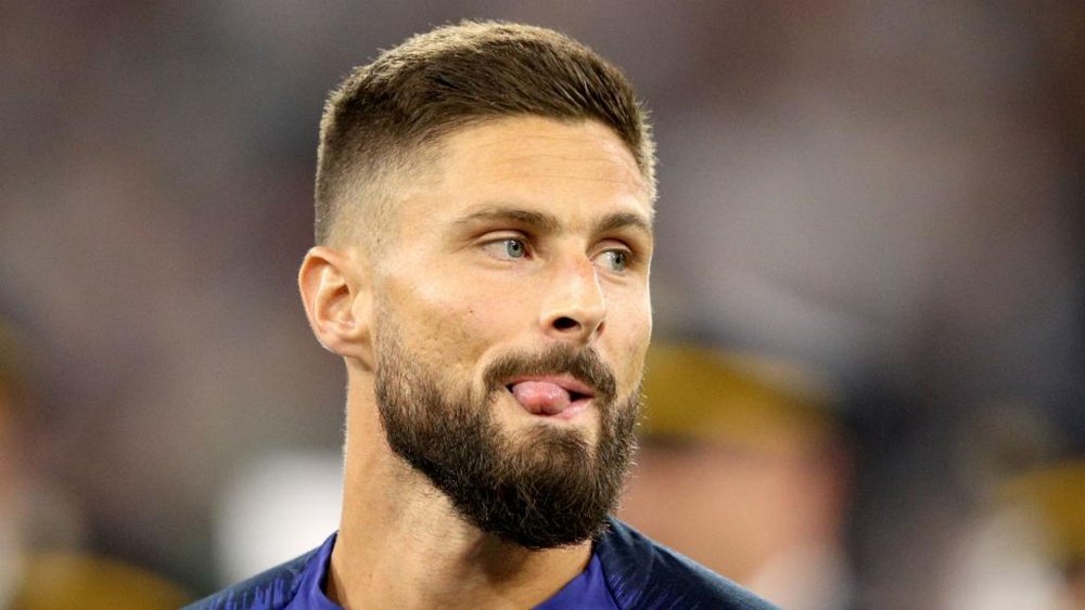 Giroud was delighted to break his drought. GOAL
