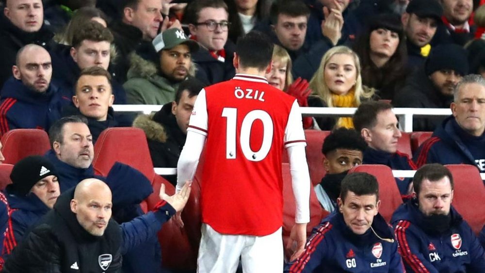 Ozil available for Arteta's first match in charge of Arsenal. GOAL