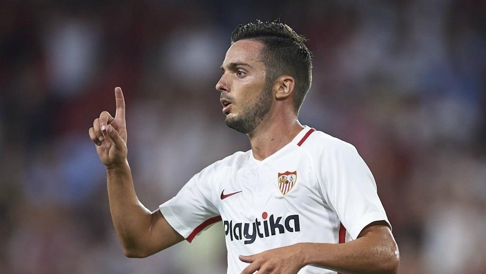 Sevilla gave his team a 3-2 victory over city rivals Betis. GOAL