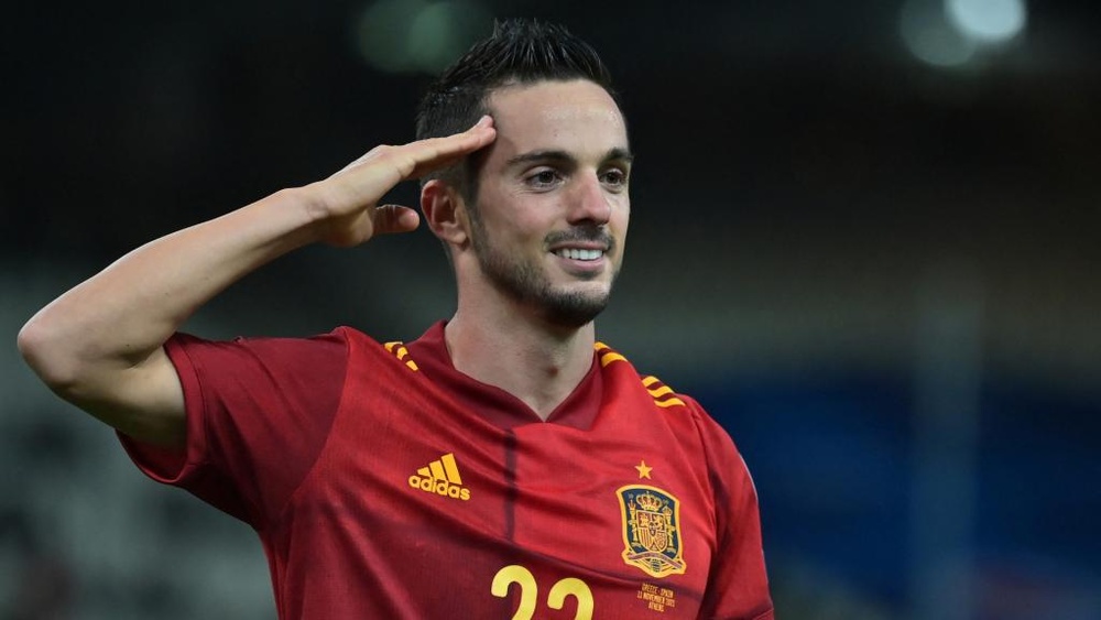 Pablo Sarabia scored Spains winner in a 1-0 victory over Greece. GOAL