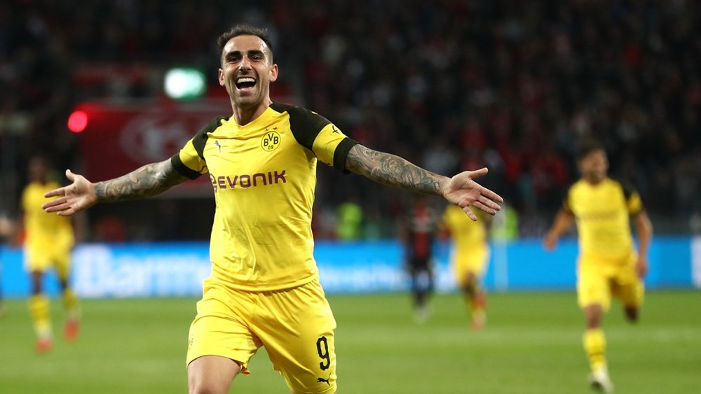 Paco Alcacer Dortmund 2018-19. Goal