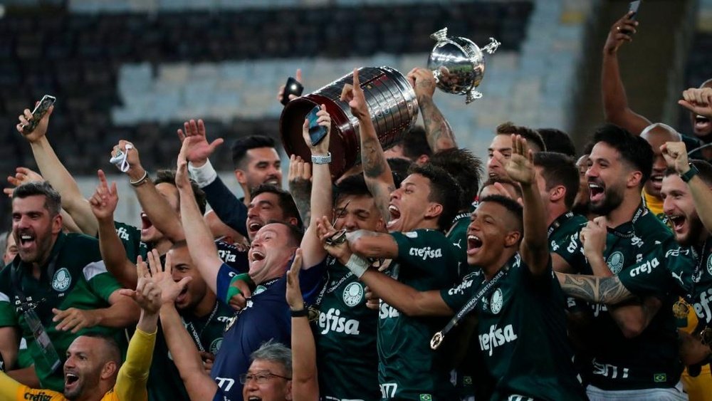 Quantos milhões o Palmeiras ganhou com títulos de Copa do Brasil, Libertadores e Paulista? AFP