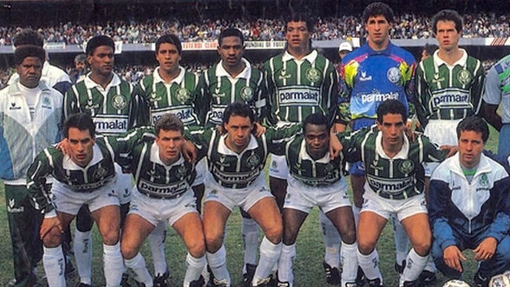 Há 27 anos, em 1993, o Palmeiras conquistava o seu sétimo título brasileiro. Twitter/Palmeiras