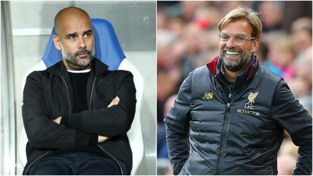 Klopp has won 50% of his games against Guardiola. GOAL