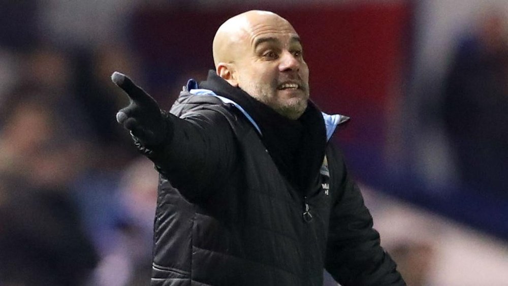 Guardiola happy to see Man City brush aside Wednesday. AFP