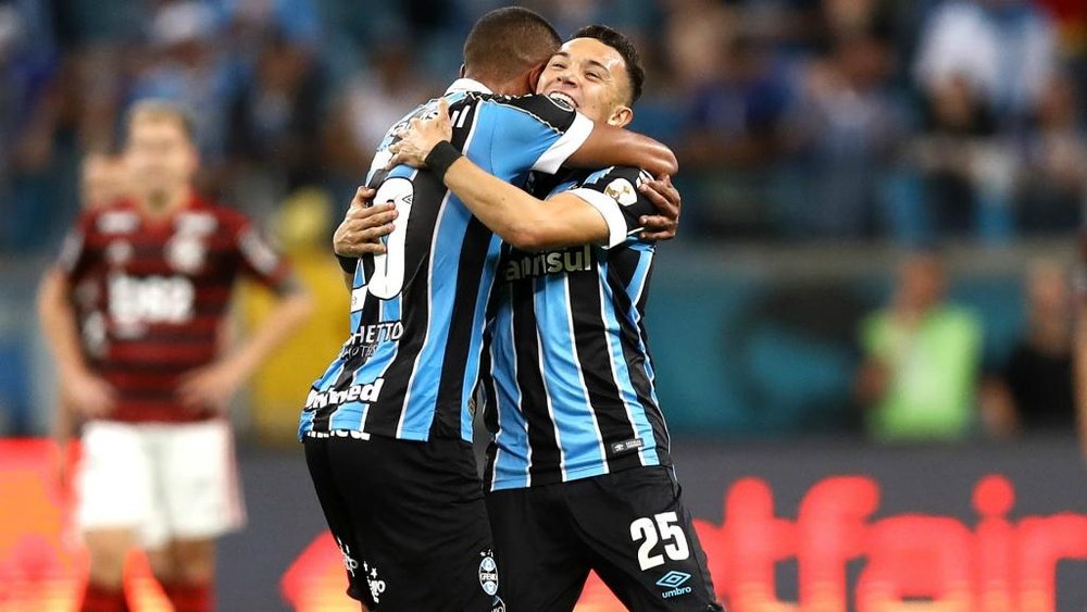 Gremio 1-1 Flamengo: Pepe salvages draw for hosts in Libertadores semi-final first leg.