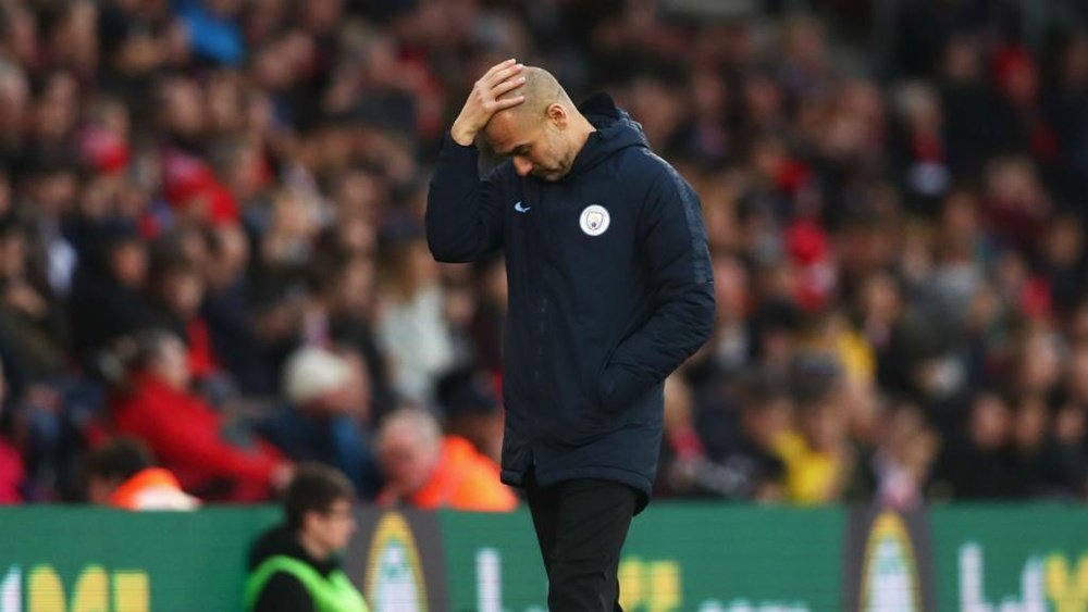 Guardiola has been left sweating over the fitness of a key player. GOAL