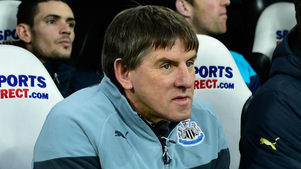 Newcastle coach Beardsley on leave. Goal