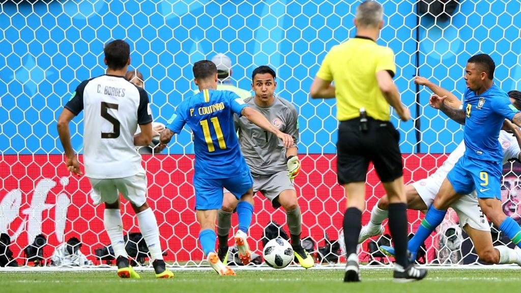 Coutinho bagged Brazil's first. GOAL