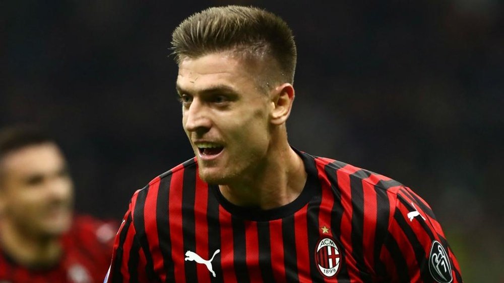 Piatek remains an AC Milan player despite speculation of a move to Tottenham. GOAL