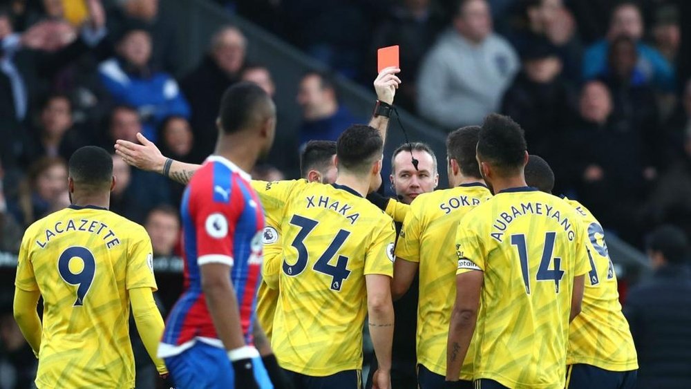 Arteta accepts Aubameyang's red card was fair. GOAL