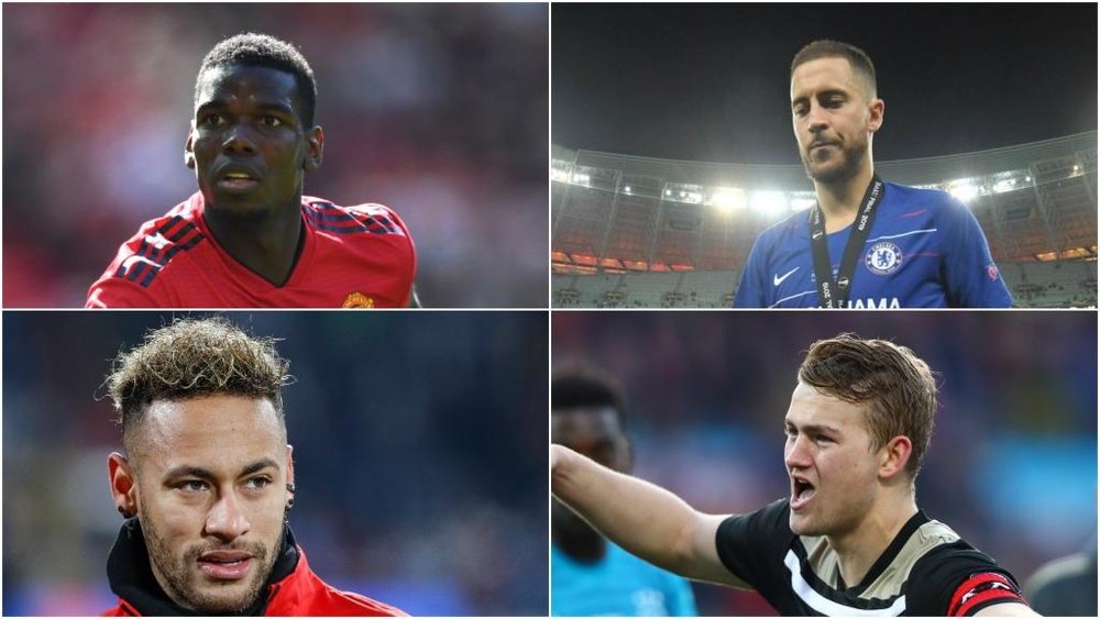 Hazard, De Ligt, Pogba, Mbappe, Neymar: the close-season's top transfer rumours. GOAL