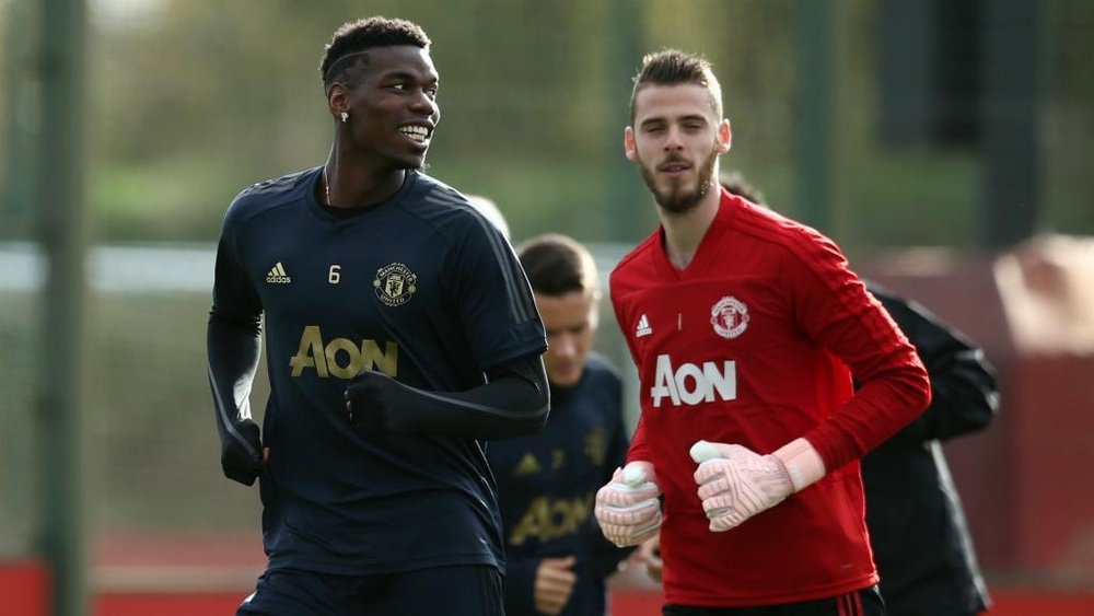 Pogba and De Gea will miss the Partizan match because of injury. GOAL