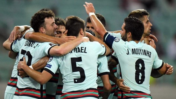 Portugal top Group A with dominant win in Azerbaijan