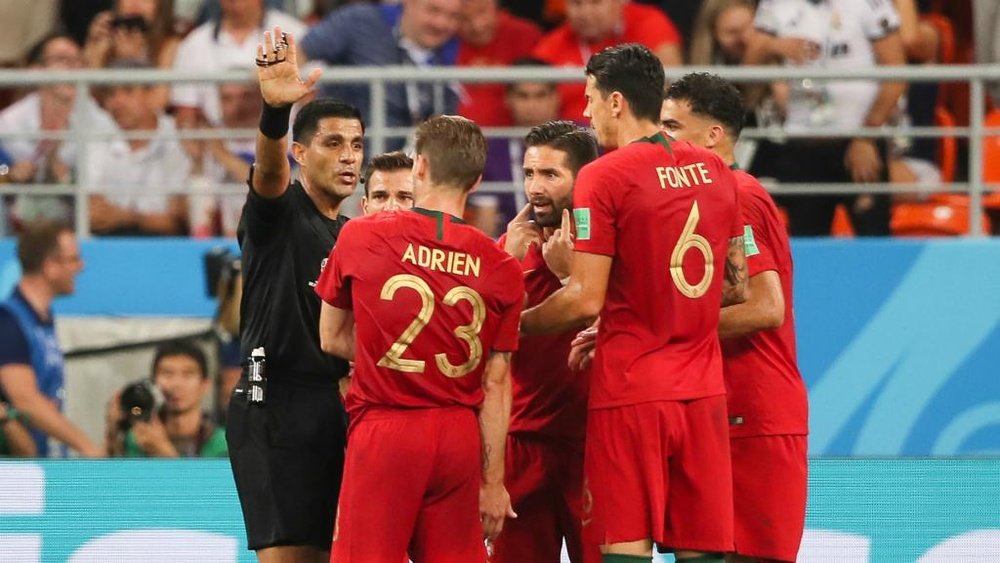 VAR awarded both Portugal and Iran a penalty on Monday. GOAL