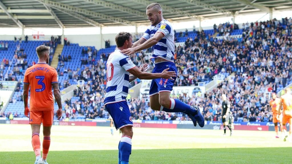 Puscas was the man of the match for Reading against Cardiff. GOAL