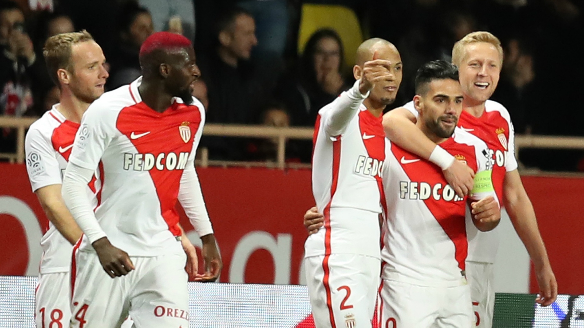 Monaco 3 Nice 0: Falcao at the double in crucial title clash