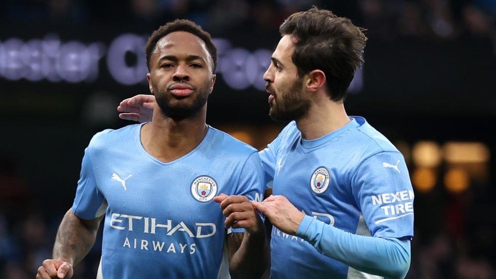 Raheem Sterling, joueur de Manchester City. AFP