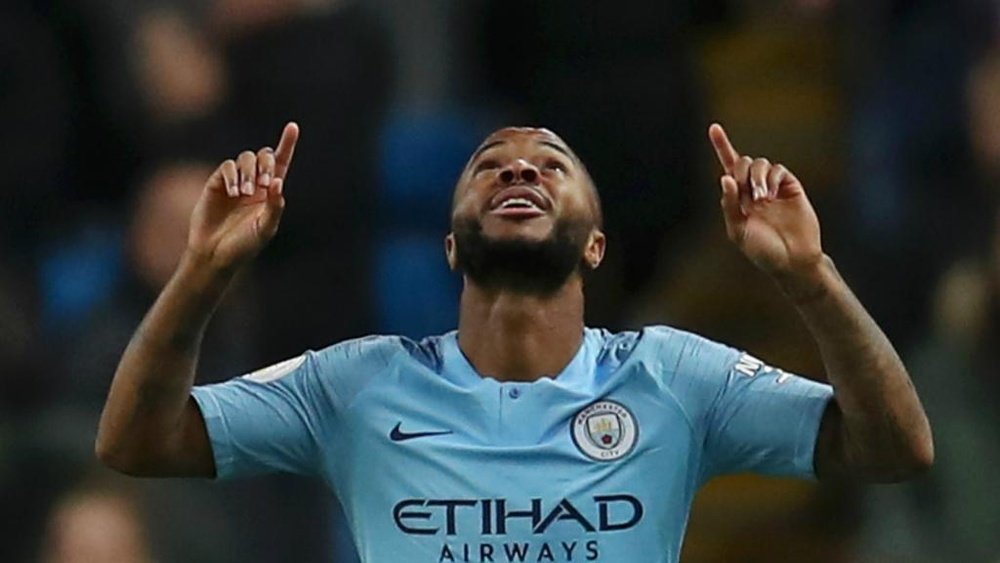 Sterling was given the task of filling in for the missing Aguero. GOAL