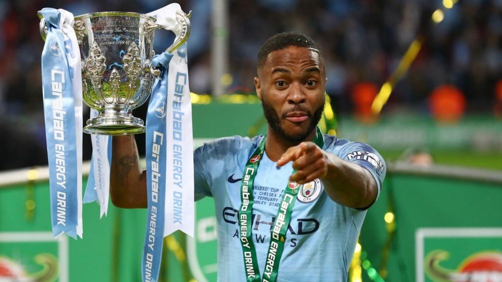 Sterling's spot-kick sealed it for City in EFL Cup Final. GOAL