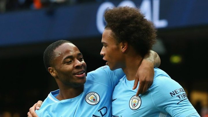 Guardiola hails Sterling and Sane after City win
