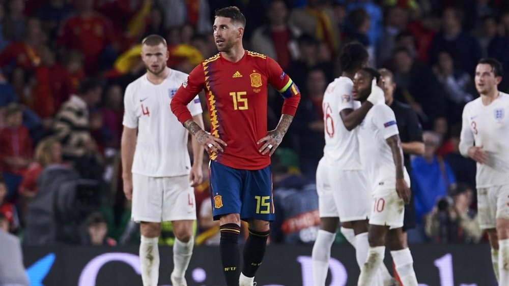 Ramos after Spain's first loss at home to England since 1987. GOAL