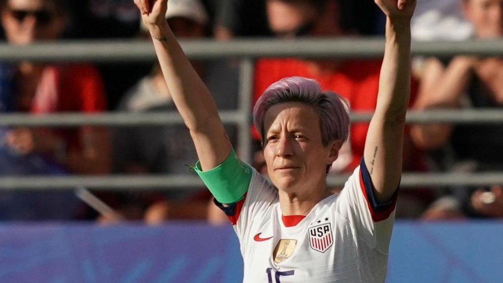 Megan Rapinoe has previously against police brutality and racial inequality in the US. GOAL
